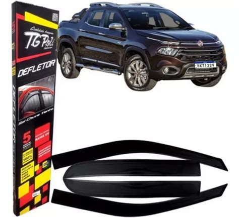 Calha De Chuva Adesiva Defletor Fiat Toro Tgpoli Frete Gr Tis