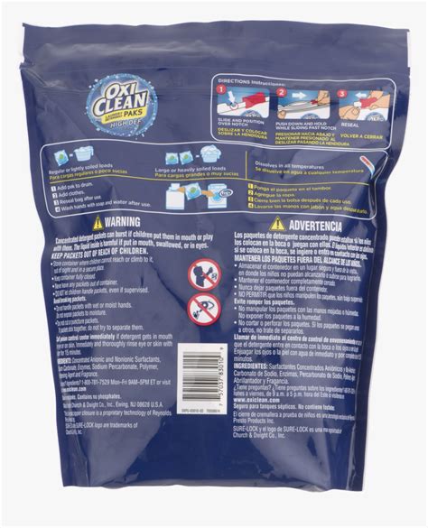 Oxiclean Ingredients, HD Png Download , Transparent Png Image - PNGitem