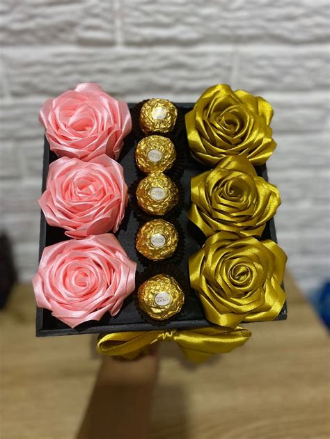 Rosas Eternas Con Chocolate Regalos Rosas Manualidades Arreglos Florales Diy