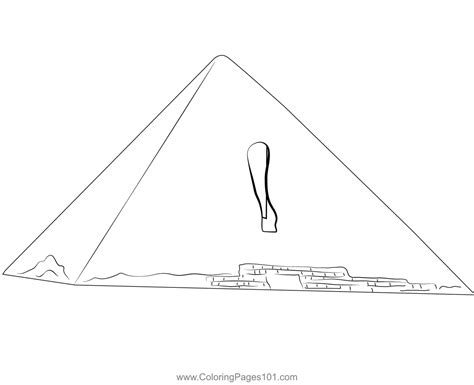 Pyramids Coloring Page For Kids Free Pyramids Printable Coloring