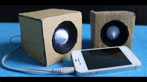 How To Make A Speaker At Home Using Cardboard YouTube