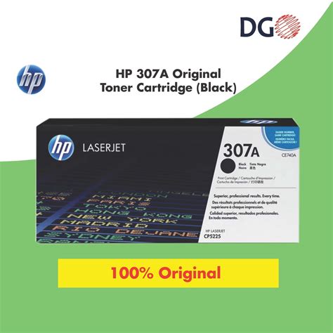 Hp 307a Black Original Laserjet Toner Cartridge Ce740a Shopee Malaysia