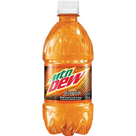 Mtn Dew Live Wire Soda Citrus Sparked With Orange Natural And