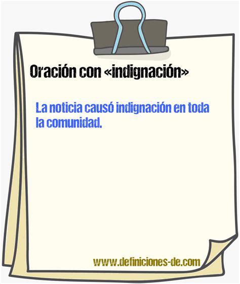 Oraciones Con Indignaci N