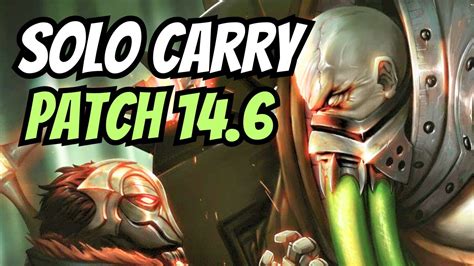 THE NEW BEST 5 SOLO CARRY CHAMPIONS On PATCH 14 6 YouTube