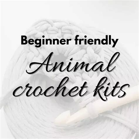 Animal Crochet Kits Easy Enough For Kids! | Don't Be Such a Square