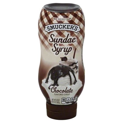 Smucker's Sundae Chocolate Flavored Syrup, 20 Oz. - Walmart.com - Walmart.com