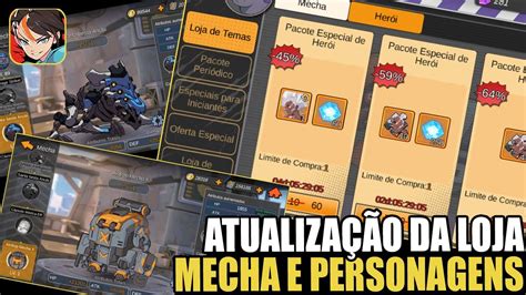 CAPTOR CLASH ATUALIZAÇÃO SEMANAL DA LOJA MECHAS E PERSONAGENS