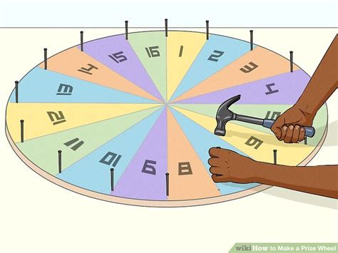 How To Make A Prize Wheel With Pictures Wikihow