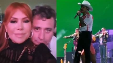 Magaly Medina Llegó Al Concierto De Christian Nodal Junto A Su Esposo