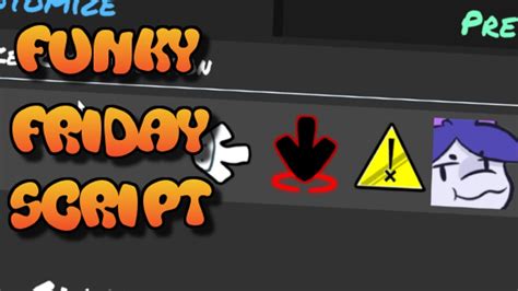 Roblox Funky Friday Developer Arrows Script Youtube