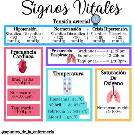 Signos Vitales Cosas De Enfermeria Auxiliar De Enfermeria Teorias