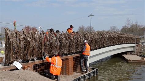 Smart Circular Bridge Built With Flax Completes In The Netherlands