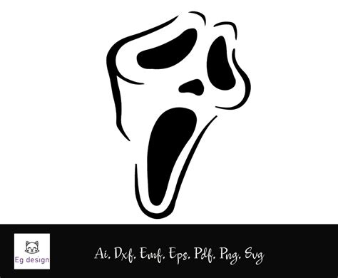 Scream Stencil Svg Scream Silhouette Etsy