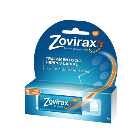 Zovirax Creme Herpes Labial Aciclovir Zovirax