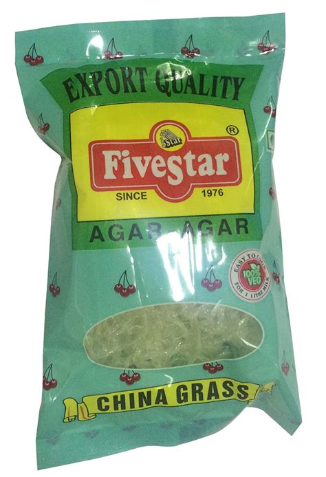 Five Star Agar Agar Fivestar China Grass 8g Pack Of 10 Grocery And Gourmet Foods