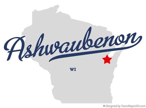 Map of Ashwaubenon, WI, Wisconsin