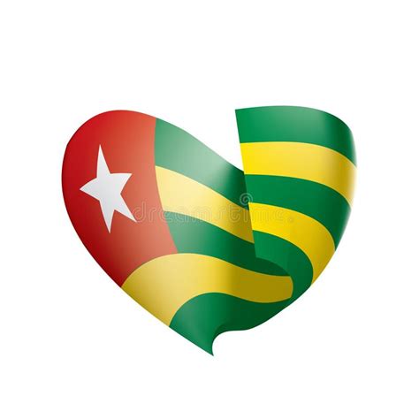 Bandera De Togo Ejemplo Del Vector Stock De Ilustraci N Ilustraci N