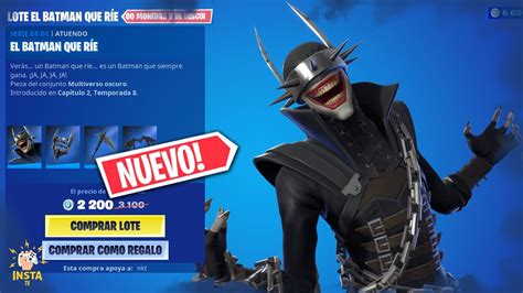 NUEVO LOTE EL BATMAN QUE RIE TIENDA FORTNITE HOY 25 De Octubre