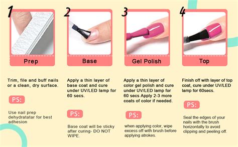 Yueshop Glitter Gel Nail Polishes Set Pack Nude Pink Soak Off Uv Led Nail Manicure Kit Cured