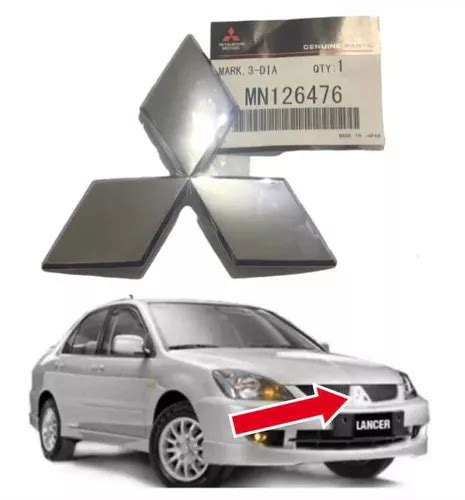 Emblema Diamantes Delantero Mitsubishi Lancer Original Mercadolibre