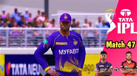 Sunrisers Hyderabad Vs Kolkata Knight Riders Tata Ipl 2023 Match 47 Cricket22 Rtxvivek