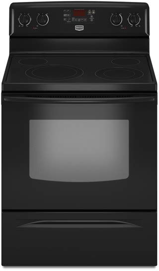 Maytag Mer7775wb 30 Inch Freestanding Electric Range With 4 Radiant Elements 53 Cu Ft Self