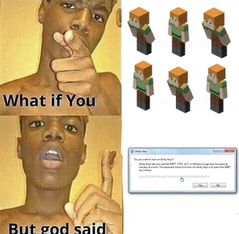 Shift Shift Shift Shift Shift Fuck R Minecraftmemes