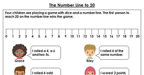 The Number Line To 20 Discussion Problem Classroom Secrets Classroom Secrets