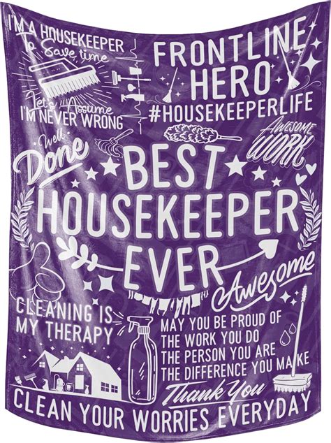 Amazon.com: Huglanket Housekeeping Appreciation Gifts on Housekeeping Week, Housekeeper ...