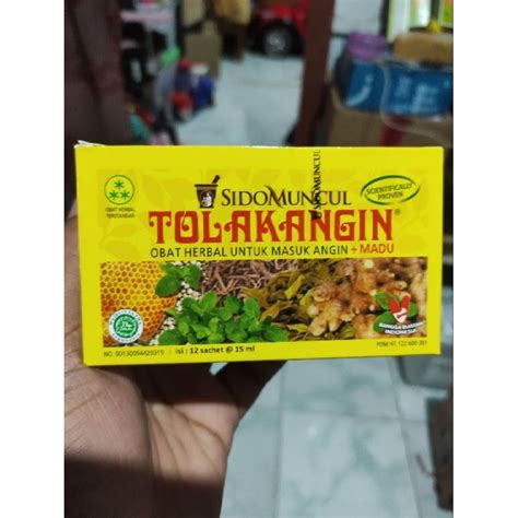 Jual Tolak Angin Cair Madu Untuk Masuk Angin 15 Ml 12 Sachet