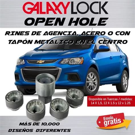 Tuercas Original Galaxylock Open Hole Sonic Ng Envío Gratis Meses sin