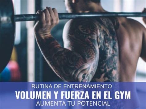 Rutina De Gimnasio Para Volumen