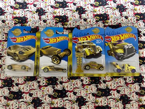 Hot Wheels Golden Car Lot Hobbies Toys Toys Games On Carousell