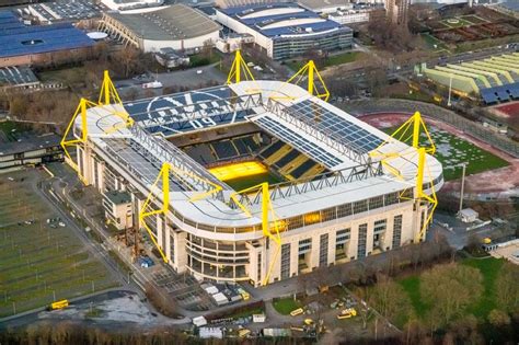 Dortmund Aus Der Vogelperspektive Sportst Tten Gel Nde Der Arena Des