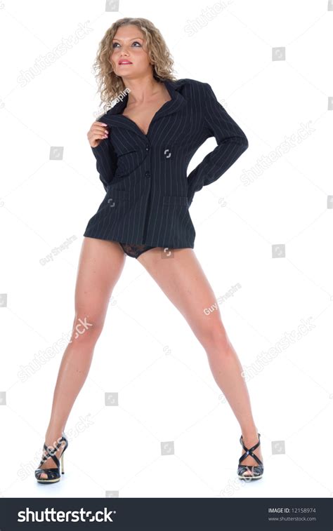 Portrait Nude Blonde Blue Eyes On Stock Photo Shutterstock