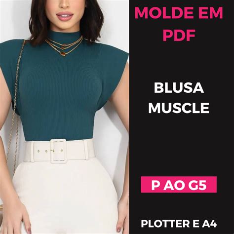 Molde Em PDF Blusa Muscle Luma Avila Hotmart