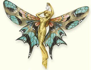 René Lalique French 1860 1945 Dragonfly woman corsage ornament