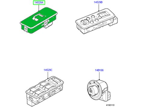 Genuine Land Rover Door Switch Range Rover Sport Lr Rh New