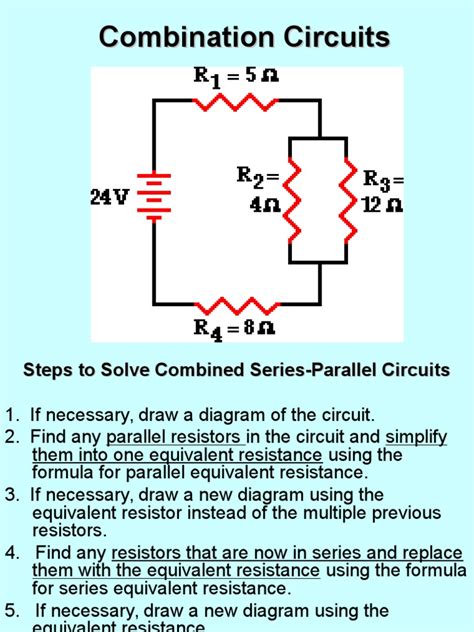 Combination Circuits Series And Parallel Circuits Resistor