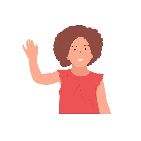 Premium Vector Illustration Of People Waving In Greeting