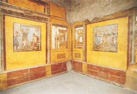 House Of The Vettii Frescos Pompeii Italy Imperial Roman Flickr