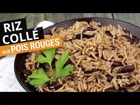 Riz collé haïtien aux pois rouges riz national Cuisine haïtienne