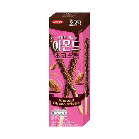 Almond Choco Stick 54g Product Descriptions Product Sunyoung Food