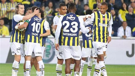 Fenerbahçe Kayserispor karşısında zirve takibini sürdürdü Son Dakika