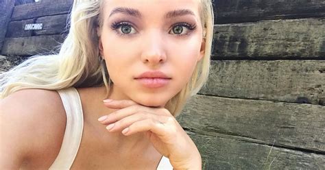 Dove Cameron Shares Naked Spray Tanning Jennifer Aniston Story Teen Vogue