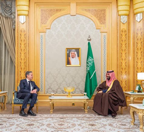 Blinken Meets With Saudi Crown Prince To Discuss Gaza Reuters