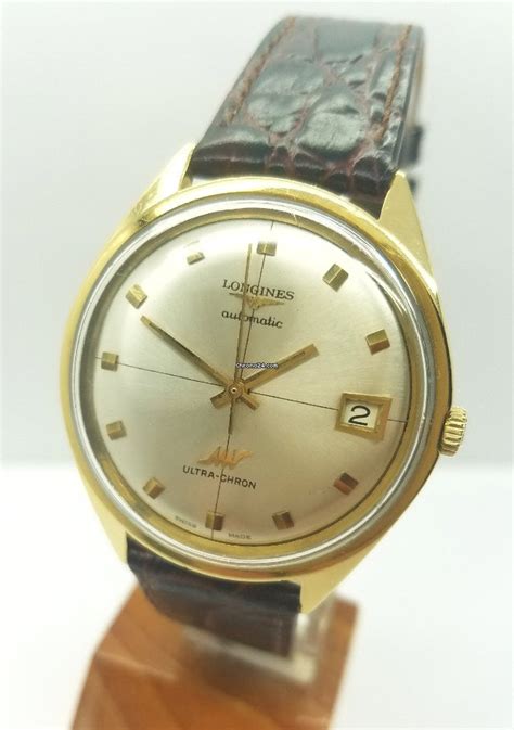 Longines Ultra Chron 18k Automatic 37mm Vintage Wristwatch For 1903