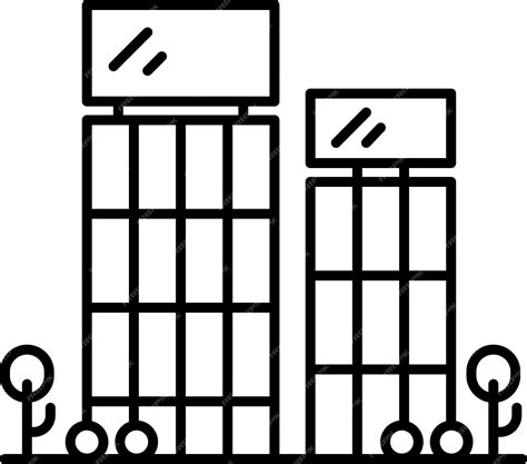 Premium Vector Restaurent Outline Vector Illustration Icon