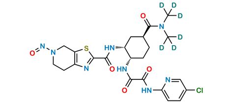 N Nitroso Desmethyl Edoxaban Impurity NA SynZeal